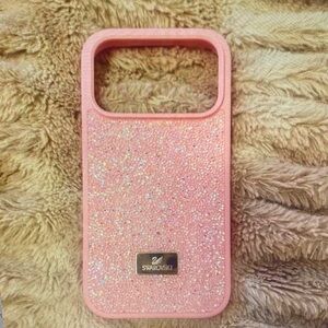 Swarovski Rose Sparkle Phone Case iPhone 17 Pro